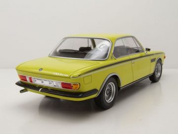 Minichamps Modellauto BMW 3,0 CSL 1971 gelb Modellauto 1:18 Minichamps, Maßstab 1:18