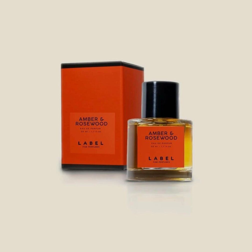 Label Label Körperpflegeduft Unisex-Parfüm Label EDP Amber & Rosewood (50ml)