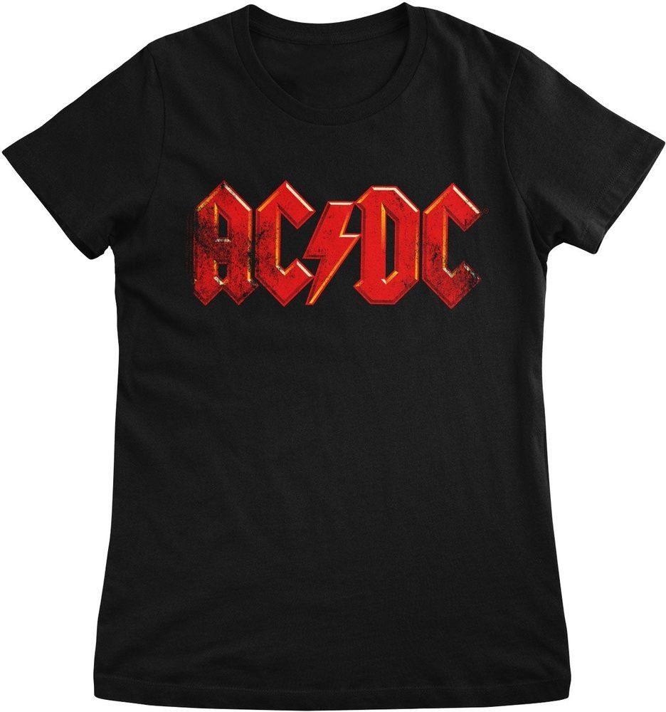 T-Shirt Distressed Logo Girly Tee