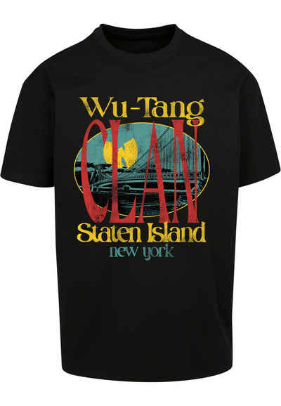 Upscale by Mister Tee Kurzarmshirt Upscale by Mister Tee Herren Wu Tang Staten Island Oversize Tee (1-tlg)