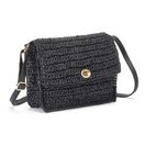 Vivance Umhängetasche Strandtasche, Minibag, Henkeltasche, Sommertasche, Crossbody Bag, Handtasche Damen zum Umhängen in modischer Bast-Optik