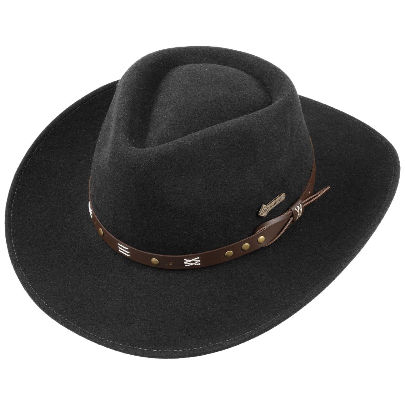 Scippis Filzhut (1-St) Cowboyhut mit Lederband, günstig online kaufen
