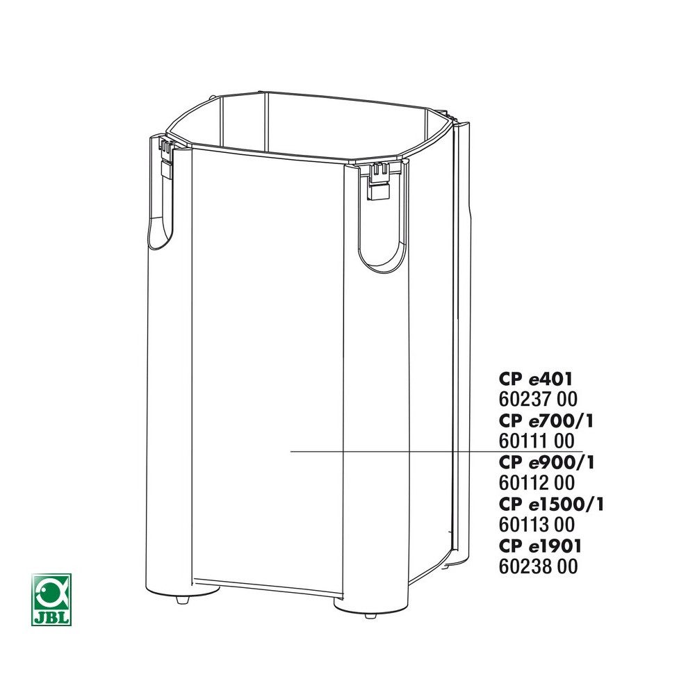 Thumbnail - JBL GmbH & Co. KG Aquarienpumpe Ersatzteil CP e1901 Filterbehälter