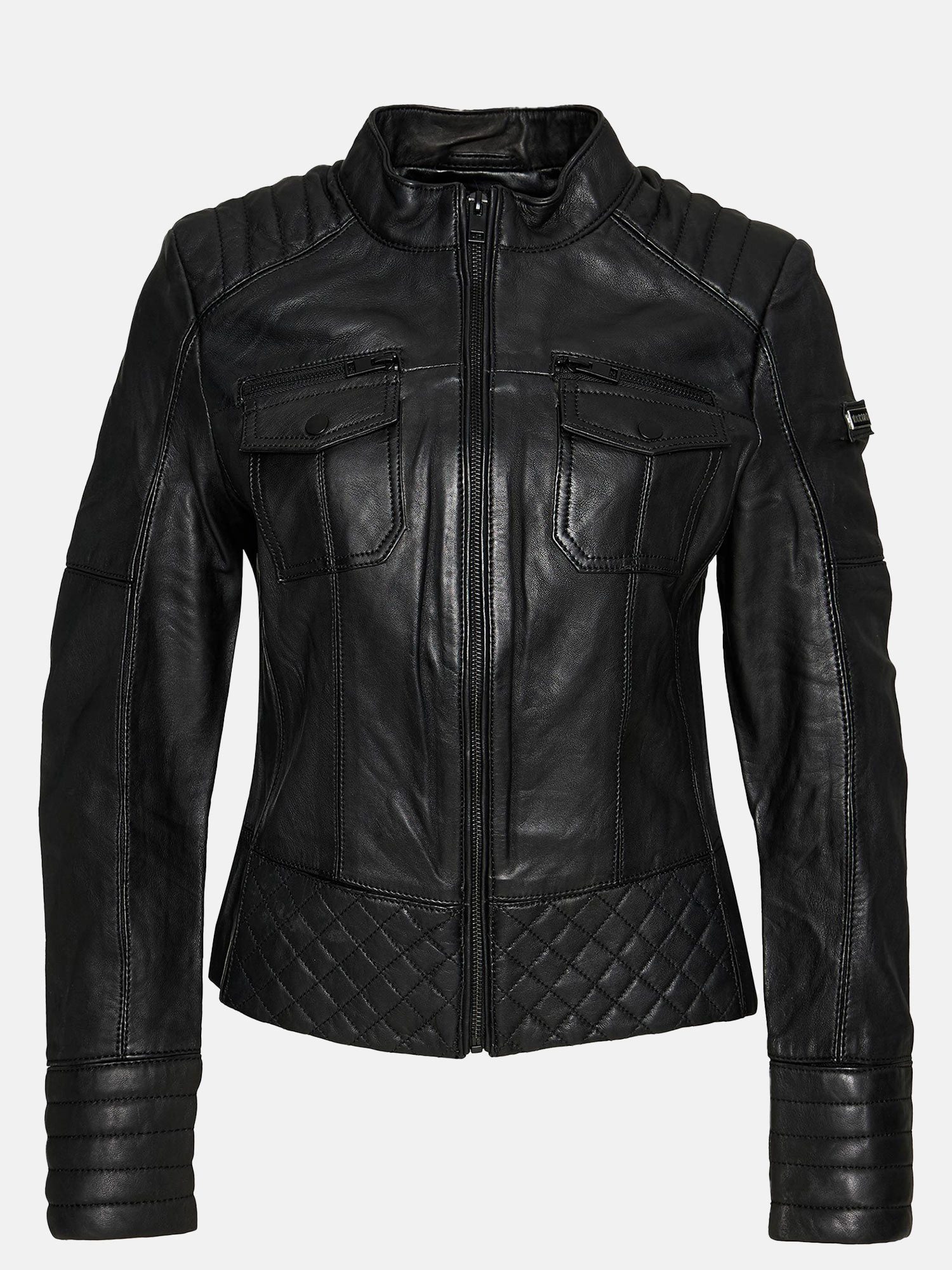 Lederjacke F524