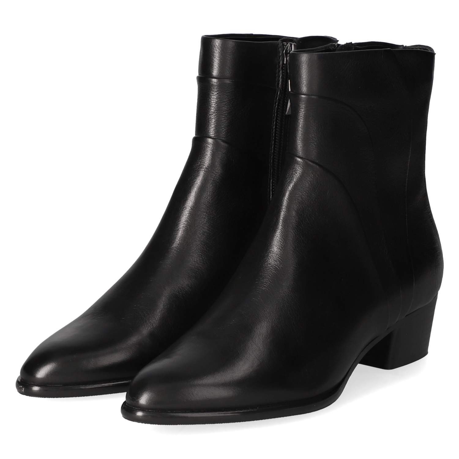 Kaerlek Kaerlek Lori 01 Black Damen Glattleder black Schlupfstiefel