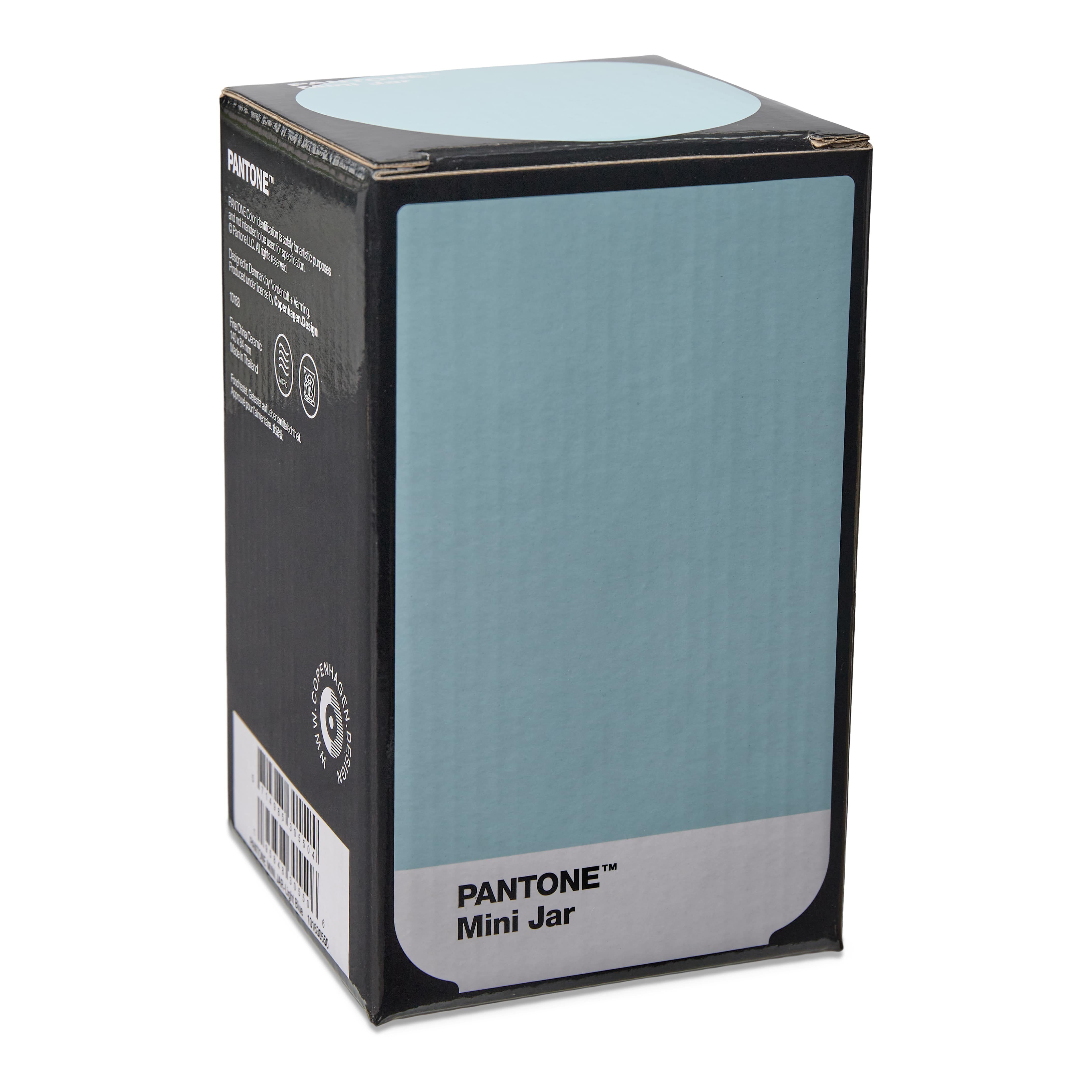 PANTONE Dekovase Mini Porzellan in 500ml Geschenkbox, Light Blue 550C Vase