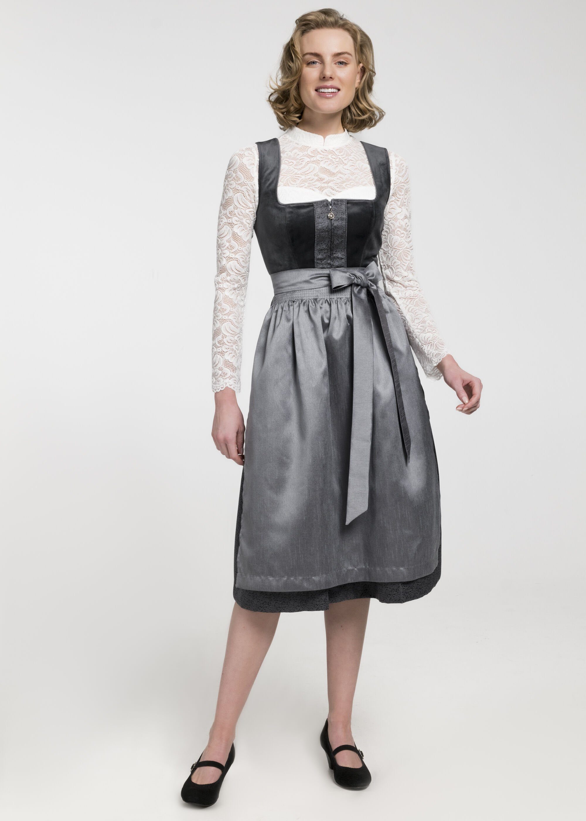 A-Linien-Kleid Buchsbaum