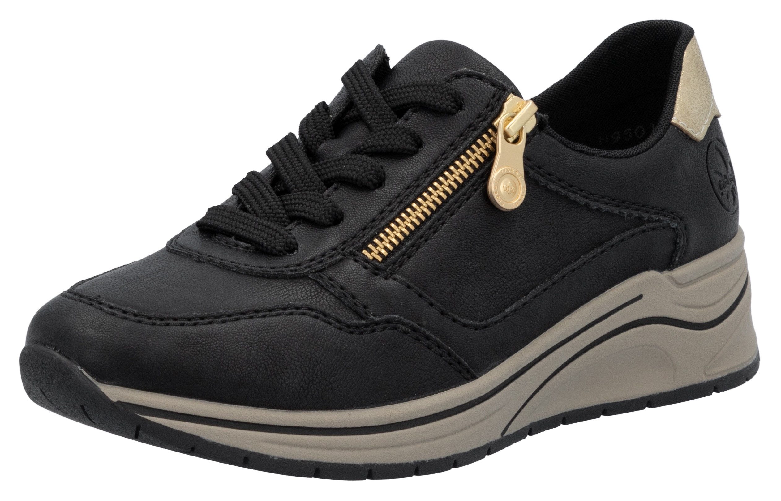 Rieker Keilsneaker, Halbschuh, Schnürschuh, Freizeitschuh mit günstig online kaufen