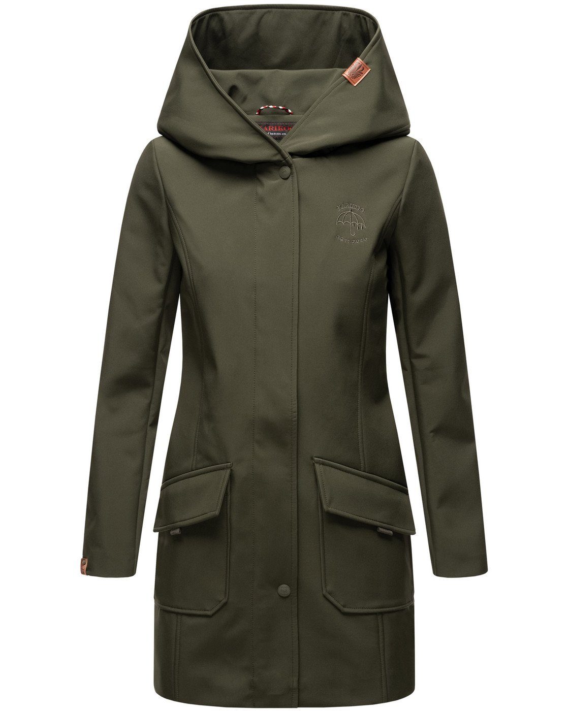 Marikoo Softshelljacke Mayleen mit großer Kapuze günstig online kaufen