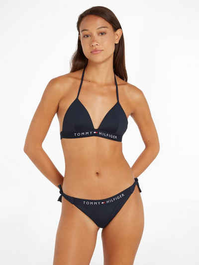 Tommy Hilfiger Swimwear Bikini-Hose TH SIDE TIE CHEEKY BIKINI mit Tommy Hilfiger Logoschriftzug