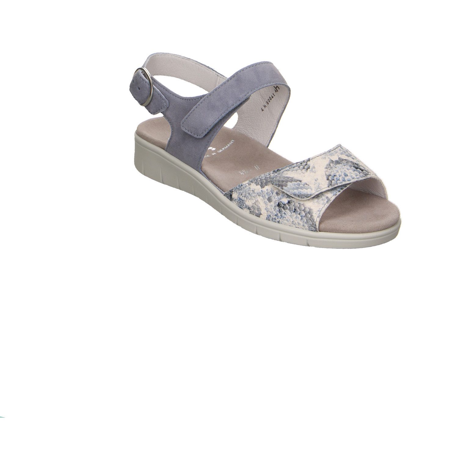 Semler Semler Viper/samt-chevro Velour Comfort Sandale blau Trekkingsandale