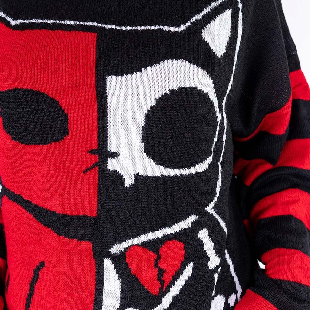 Strickpullover Half Dead Cat
