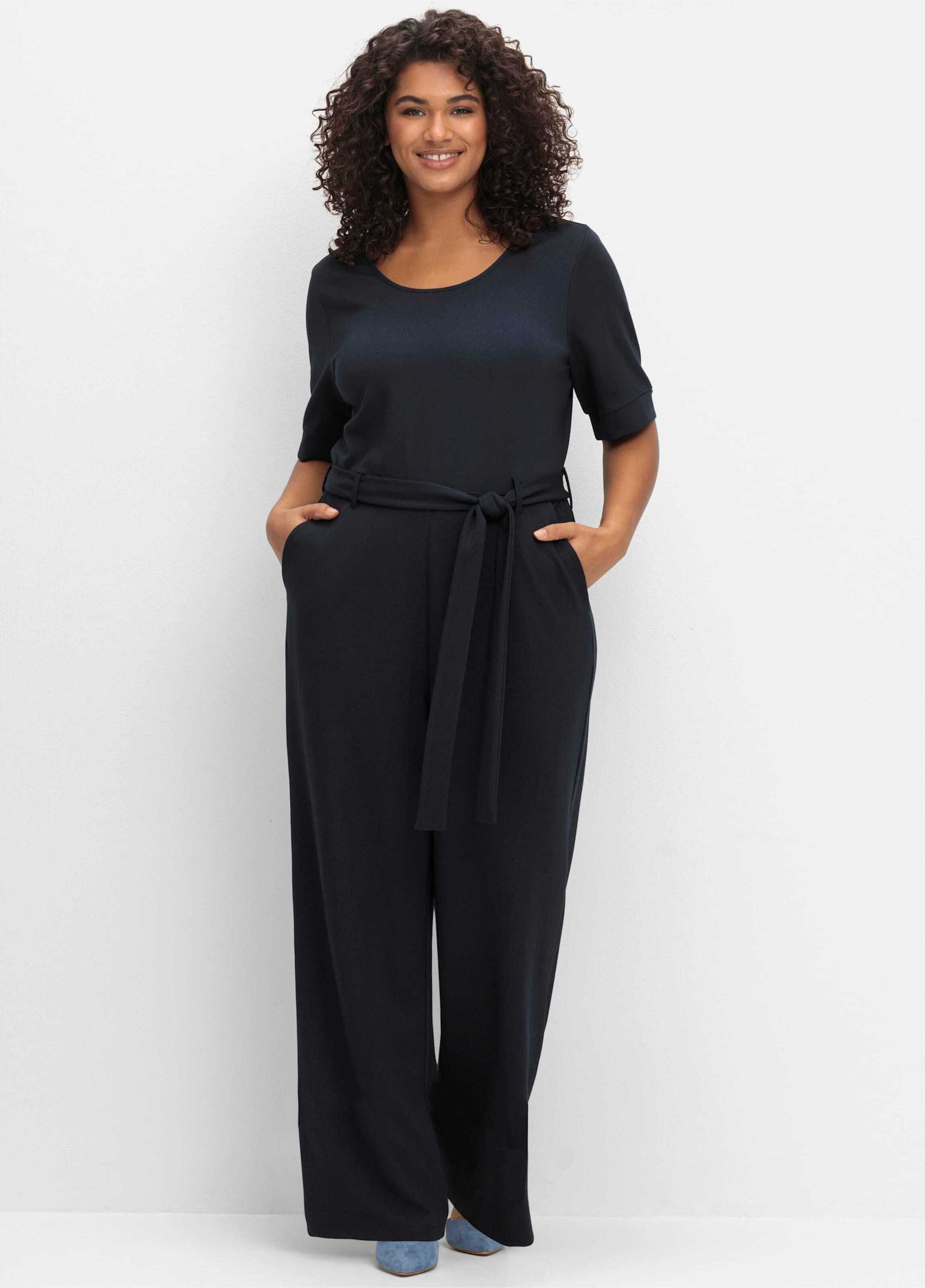 sheego by Joe Browns Jumpsuit Jumpsuit Kurzarm Innenbeinlänge ca. 70 cm