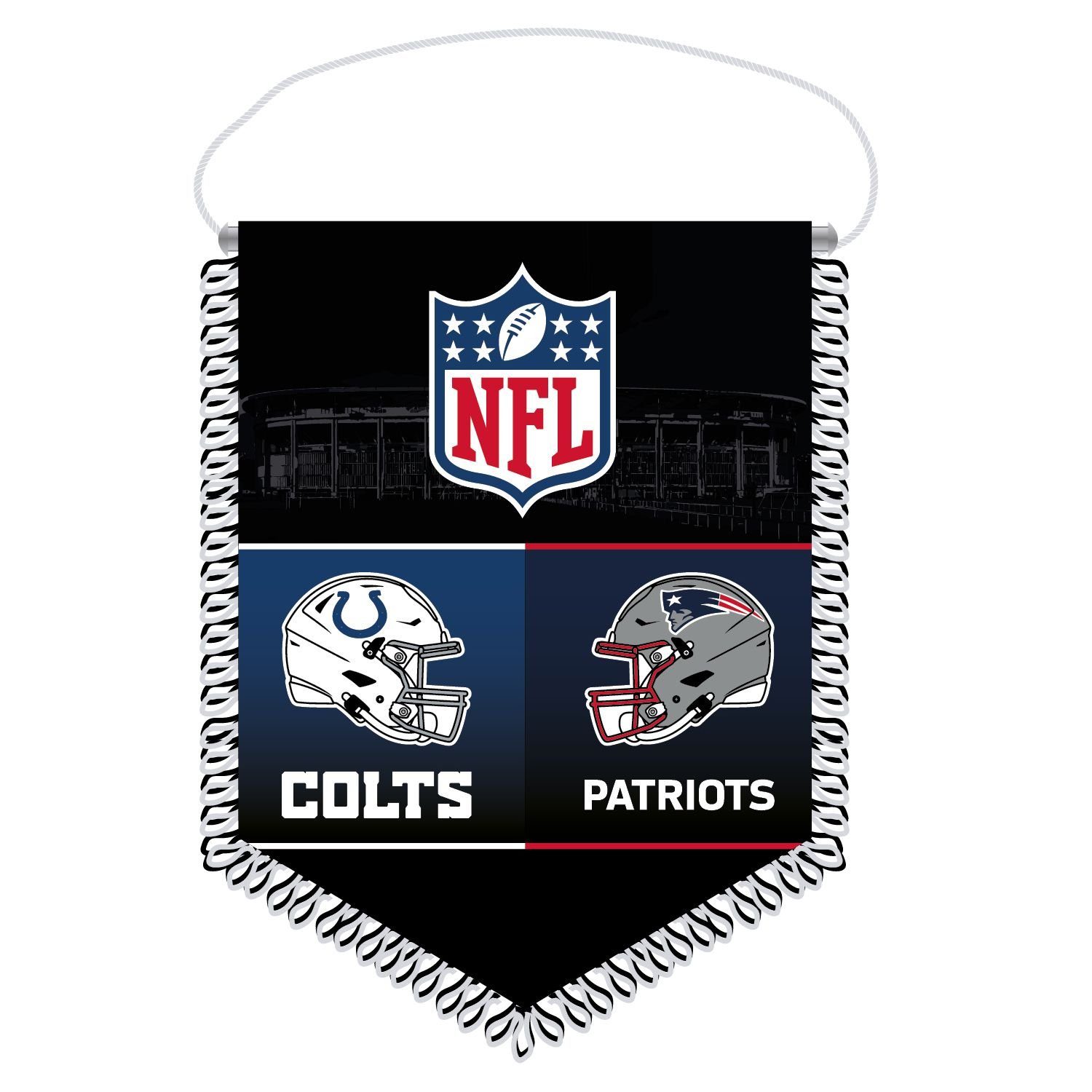 Great Branding Wanddekoobjekt NFL Frankfurt Patri vs. Colts 21x28cm Game Wimpel