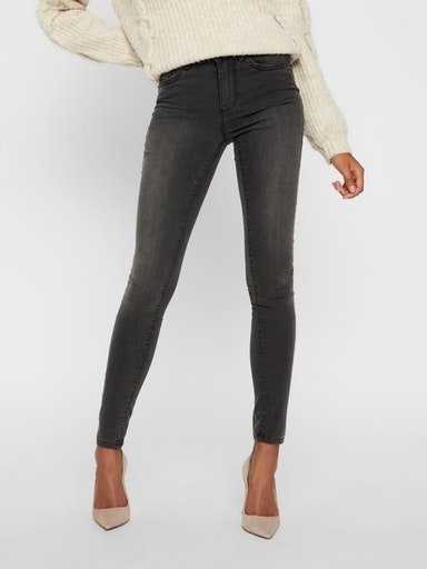 Skinny-fit-Jeans VMTANYA MR S PIPING JEANS VI207 GA NOOS