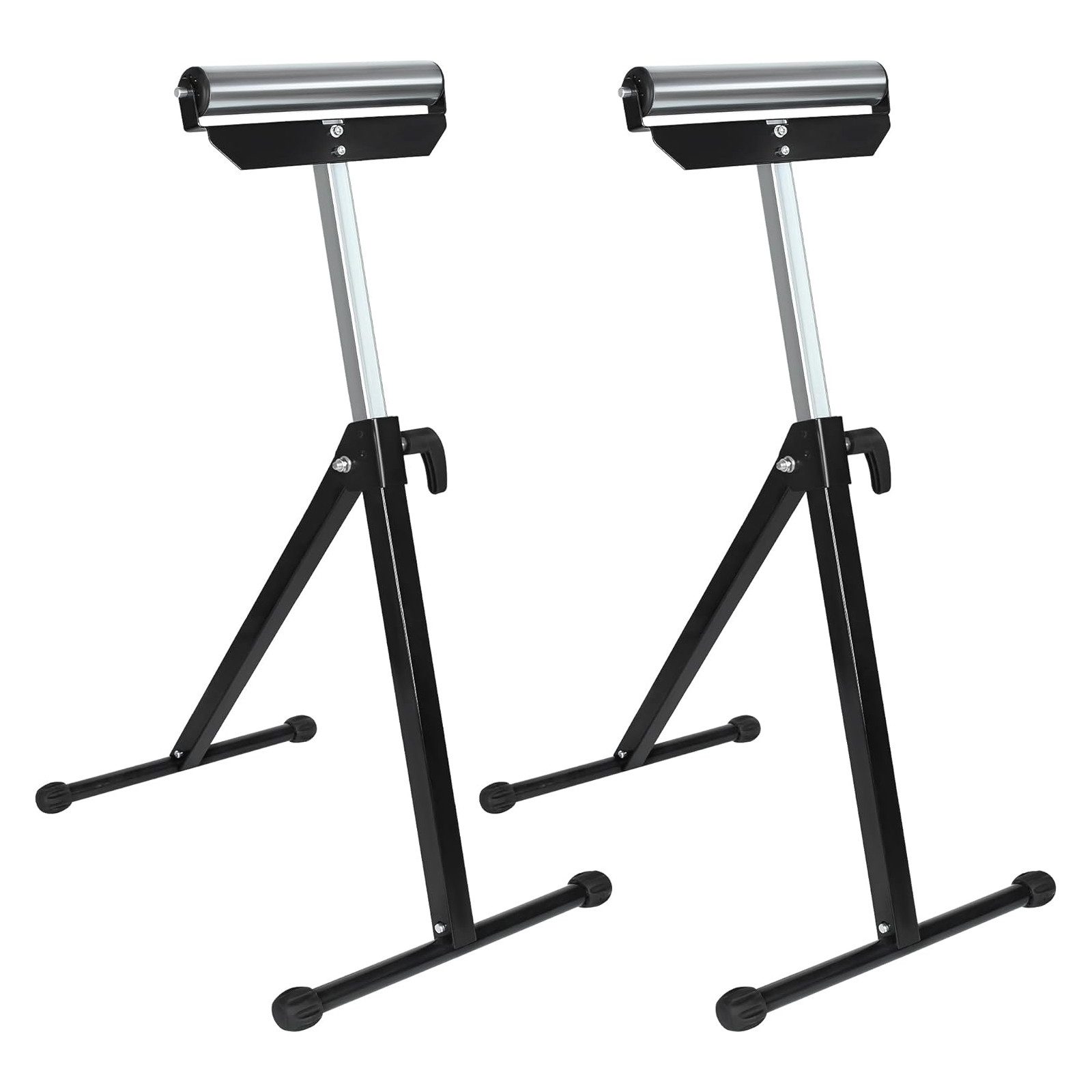 FIVMEN Sägebock 2 Stück Rollenbock Stufenlos Höhenverstellbar Klappbar Rollenständer, (2-St)