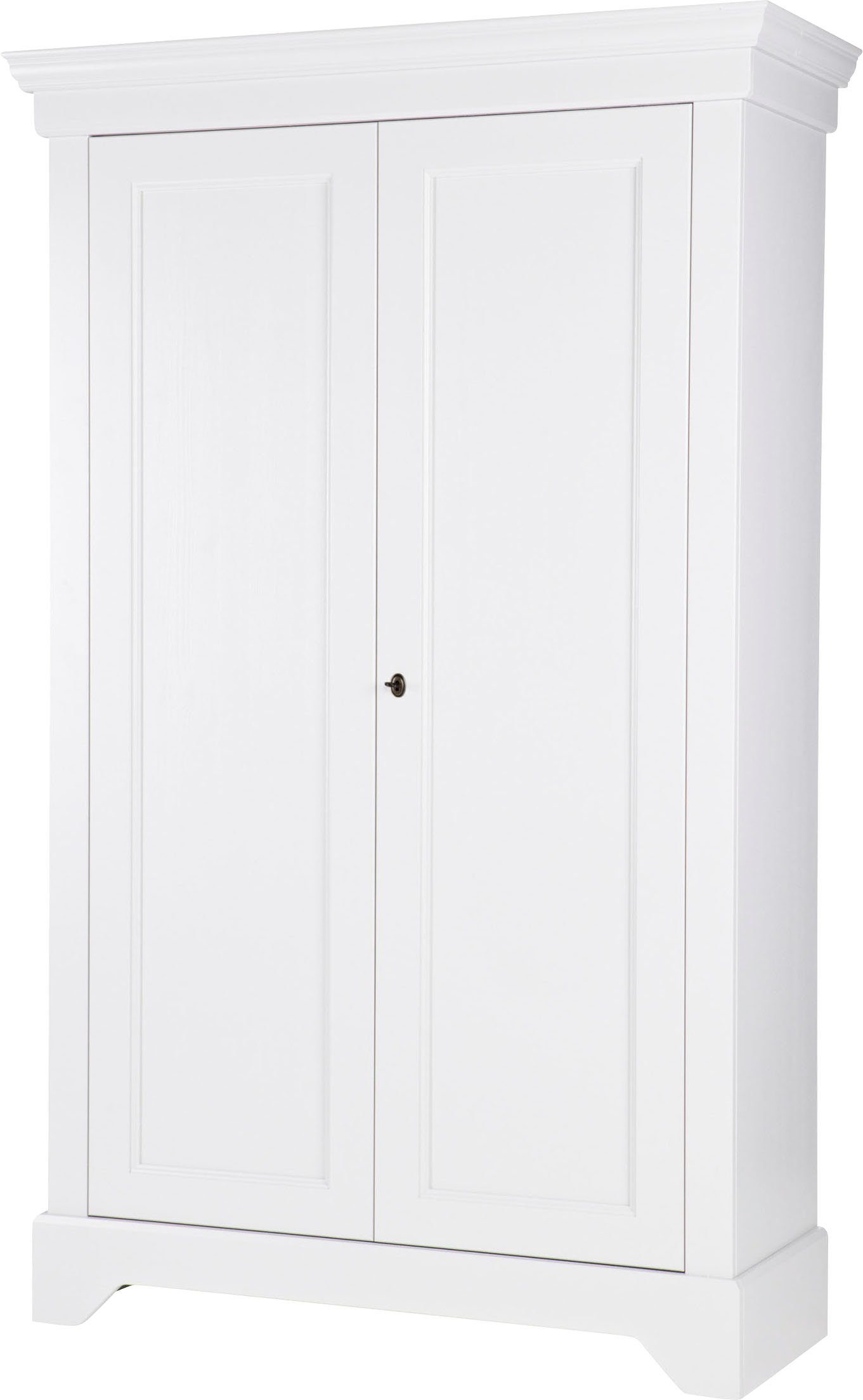 WOOOD Garderobenschrank "Isabel" mit 4 Fachböden, H 191 cm x B 118 cm günstig online kaufen