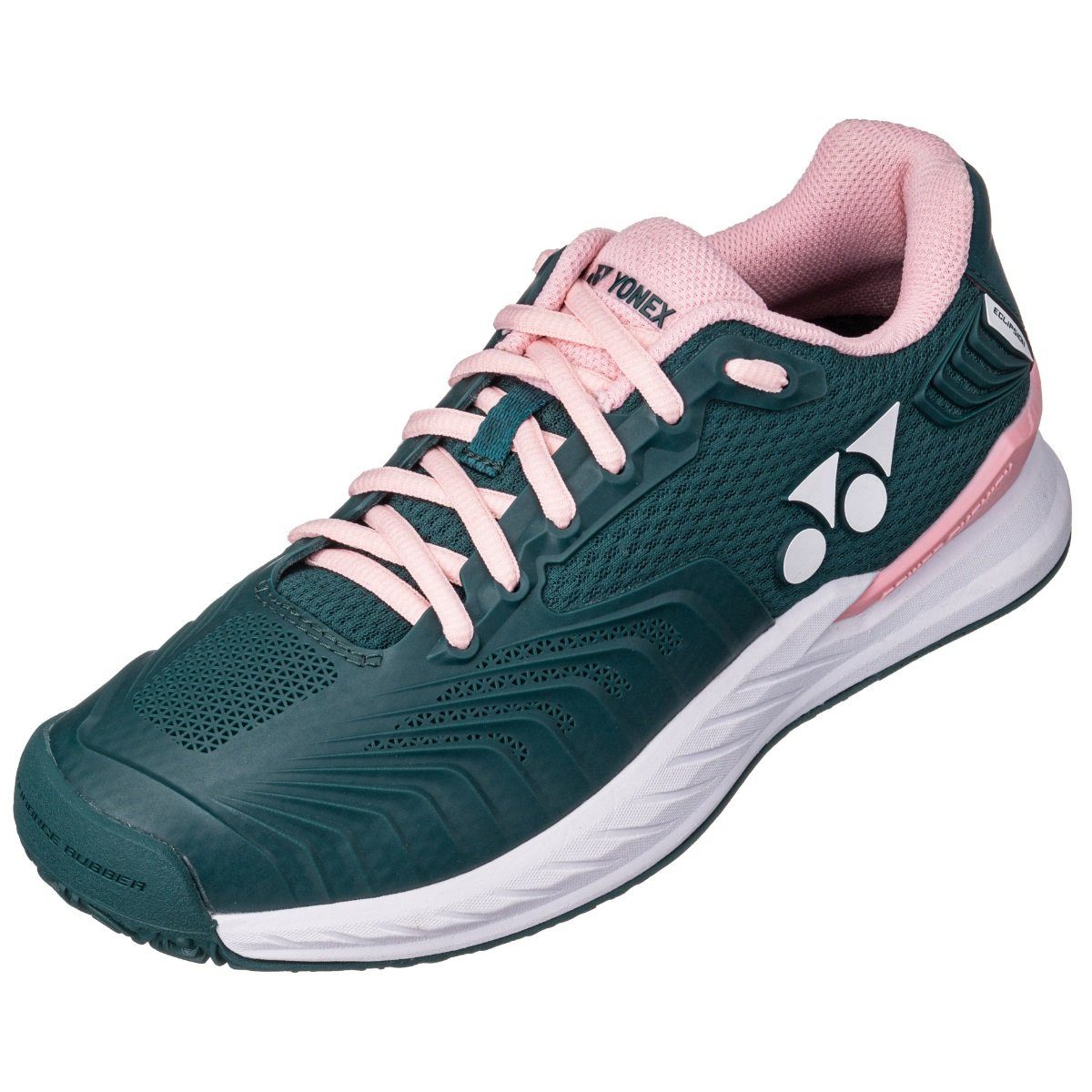 Yonex Power Cushion Eclipsion 4 Clay/Sandplatz/Stabilität blaugrün/pink Tennisschuh