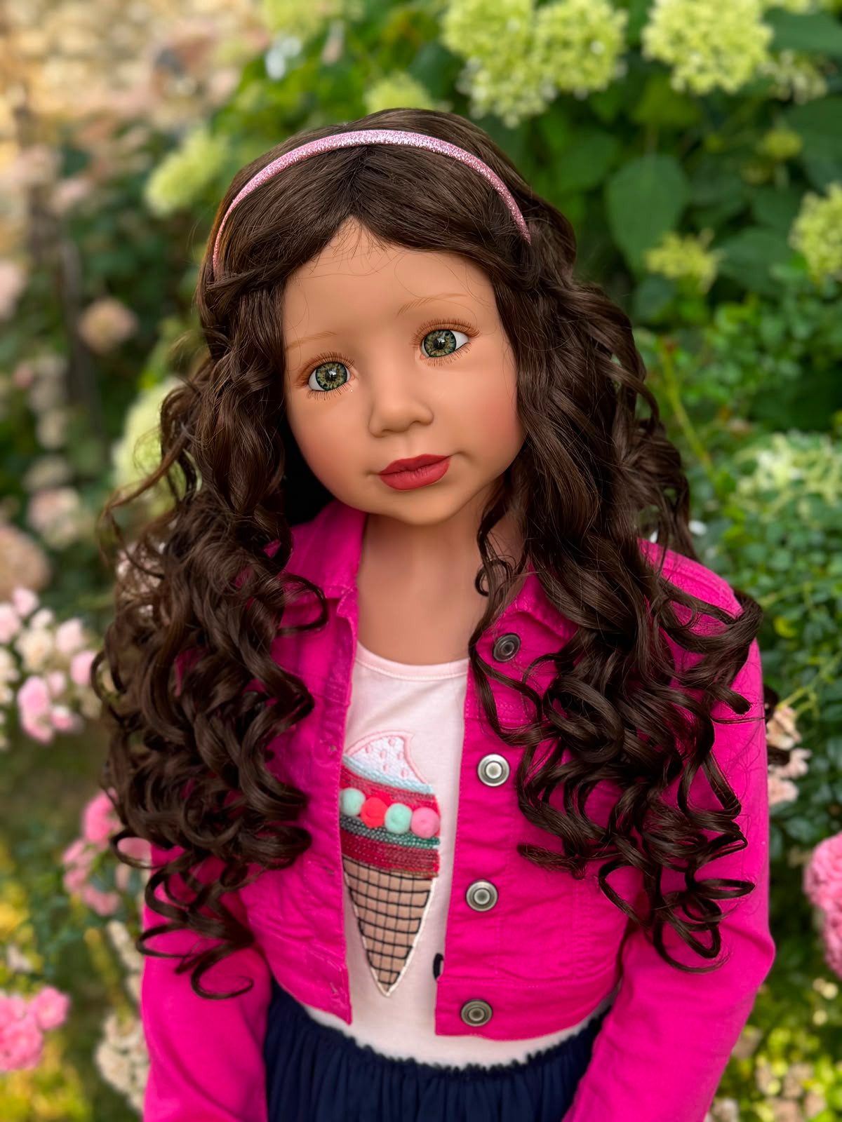 CMTPUPPENGALERIE Stehpuppe Bonnie von Monika Levenig - 122 cm - braun (1-tlg)