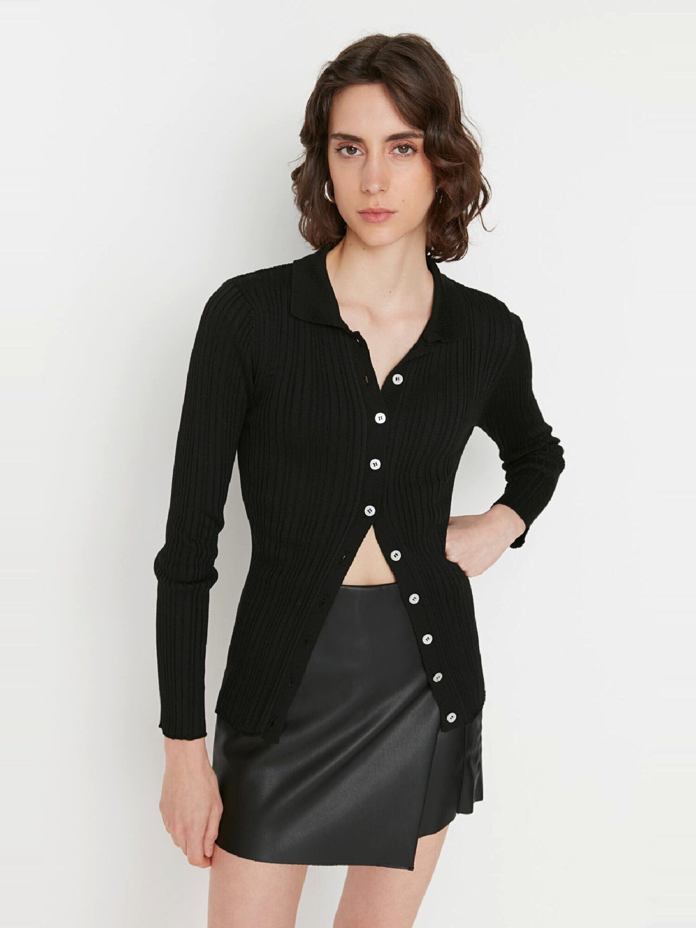 Trendyol Strickjacke (1-tlg) Plain/ohne Details