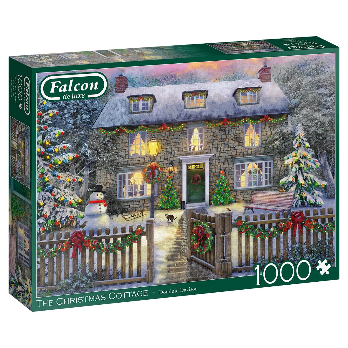 Jumbo Spiele Пазлы Das Weihnachtshaus 1000 Teile Пазлы, 1000 Пазлыteile, Made in Europe
