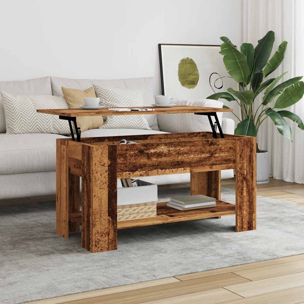 vidaXL Couchtisch Couchtisch Altholz-Optik 101x49x52 cm günstig online kaufen