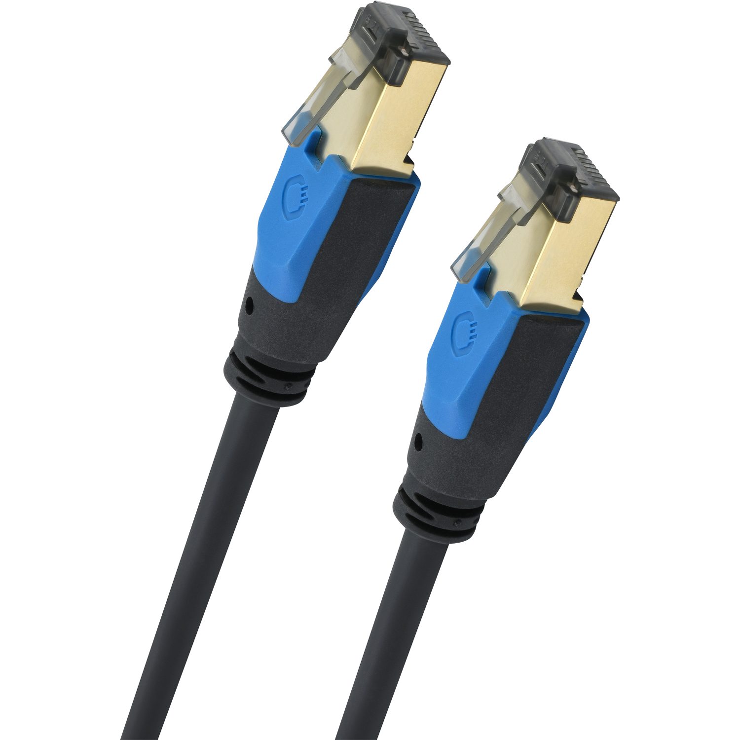 OEHLBACH Giga Stream Streaming & Netzwerk Kabel Cat 8.1 Netzwerkkabel, RJ-45, RJ45 (25 cm), Hochwertiges Kupfer, Robust