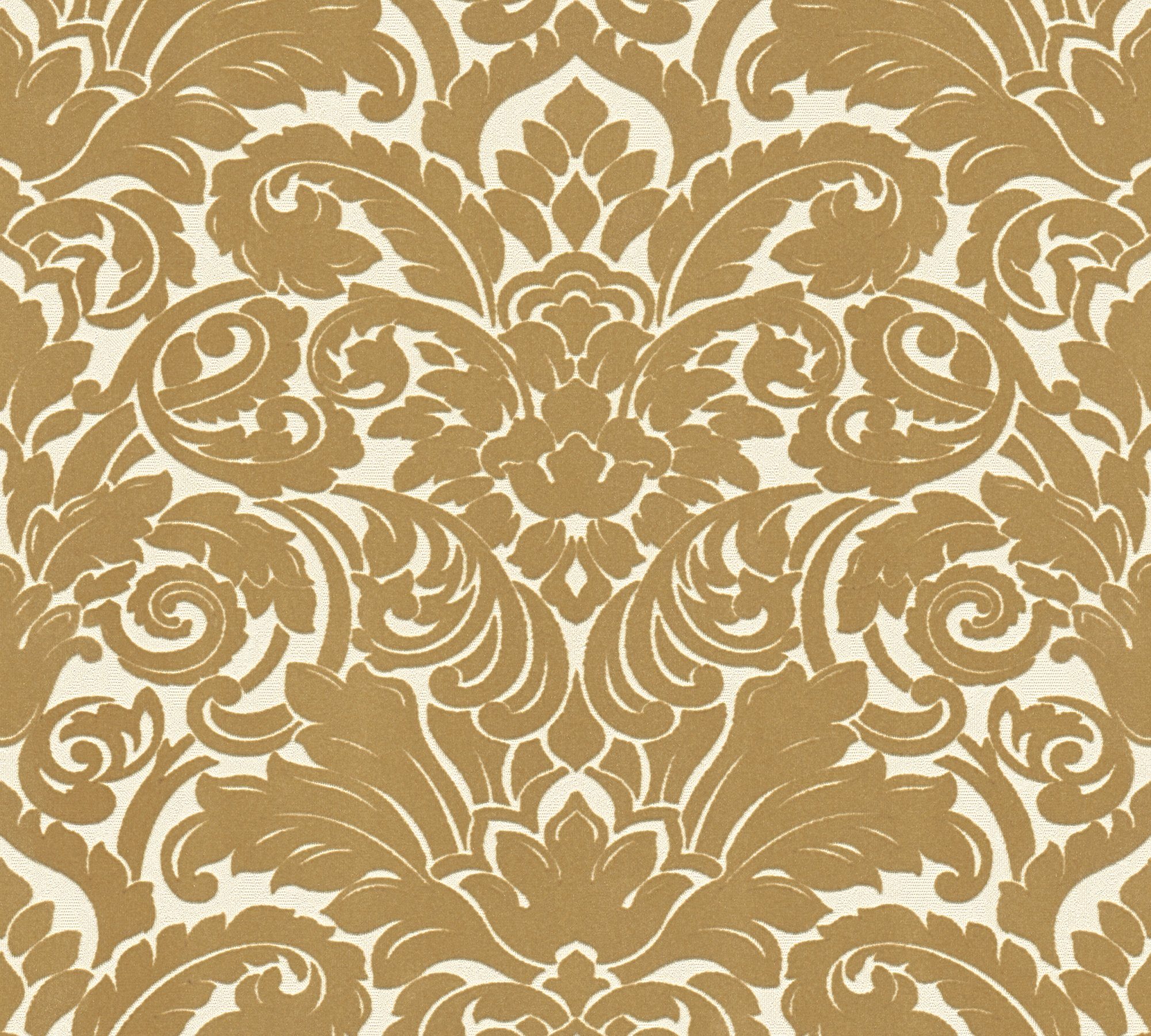 Architects Paper Vliestapete Castello, beflockt, Barock, gemustert, ornamental, Ornament Tapete Barock Tapeten Wohnzimmer Schlafzimmer Küche Design