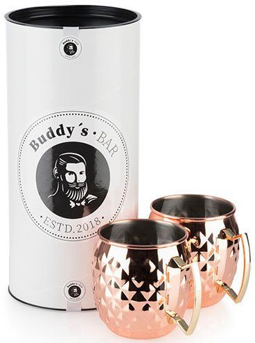 Buddy's Cocktailglas, 2-tlg., Edelstahl, Edelstahl, 500 ml