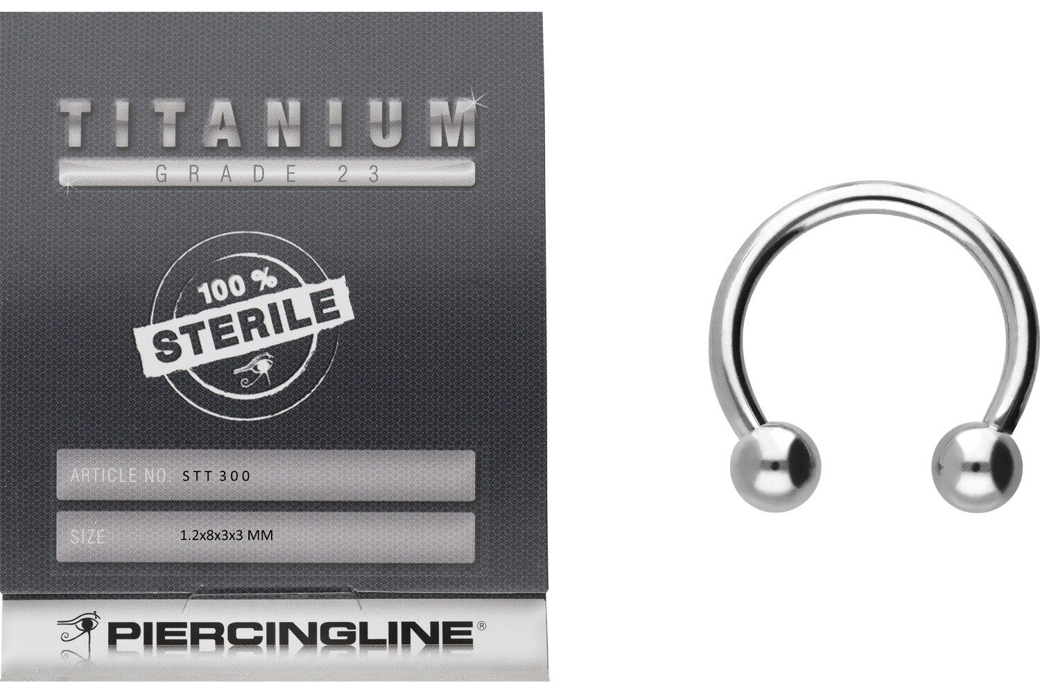 Nasenpiercing Sterilisierter Titan Hufeisenring