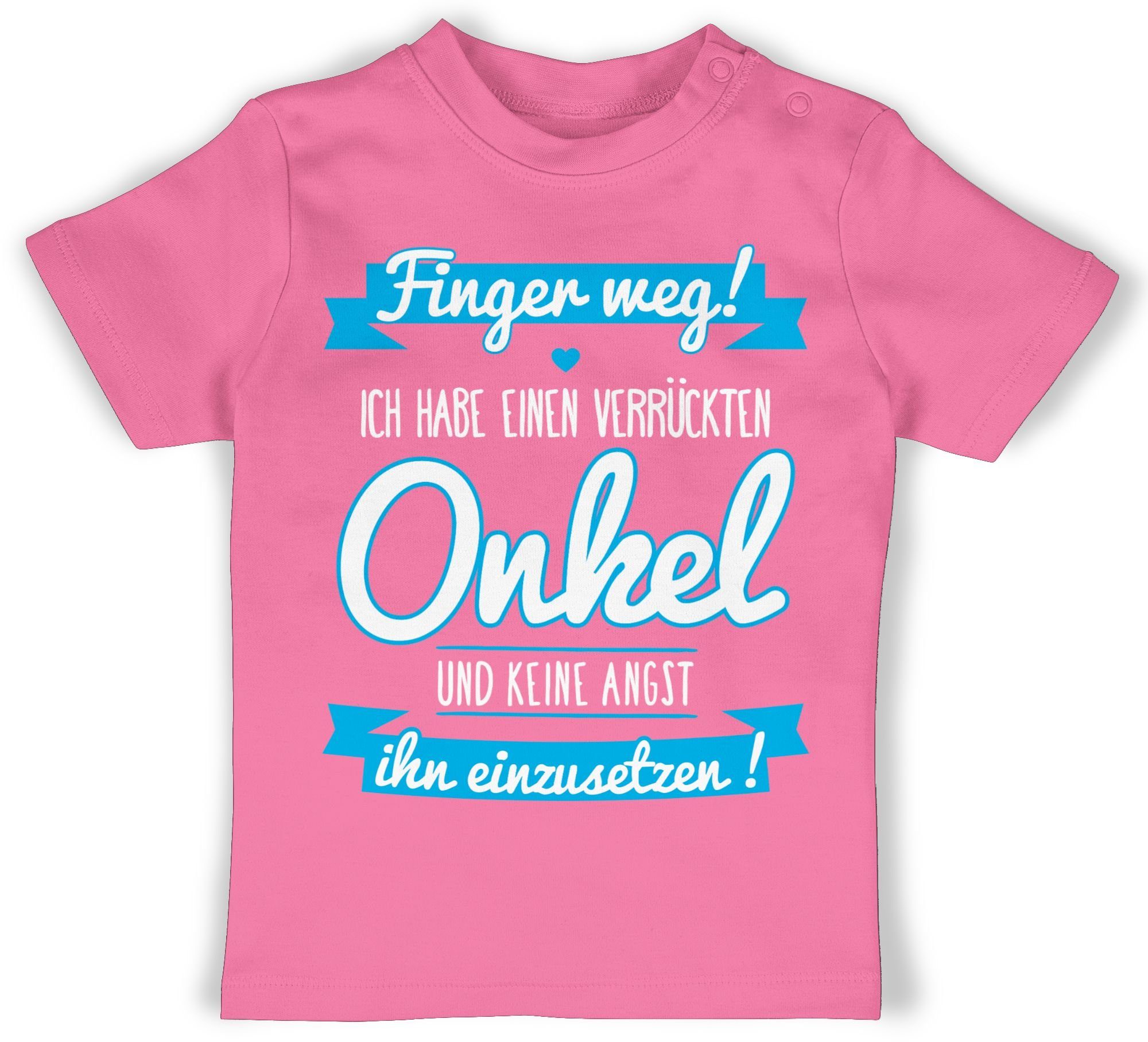 Shirtracer TShirt »Ich habe einen verrückten Onkel blau Statement