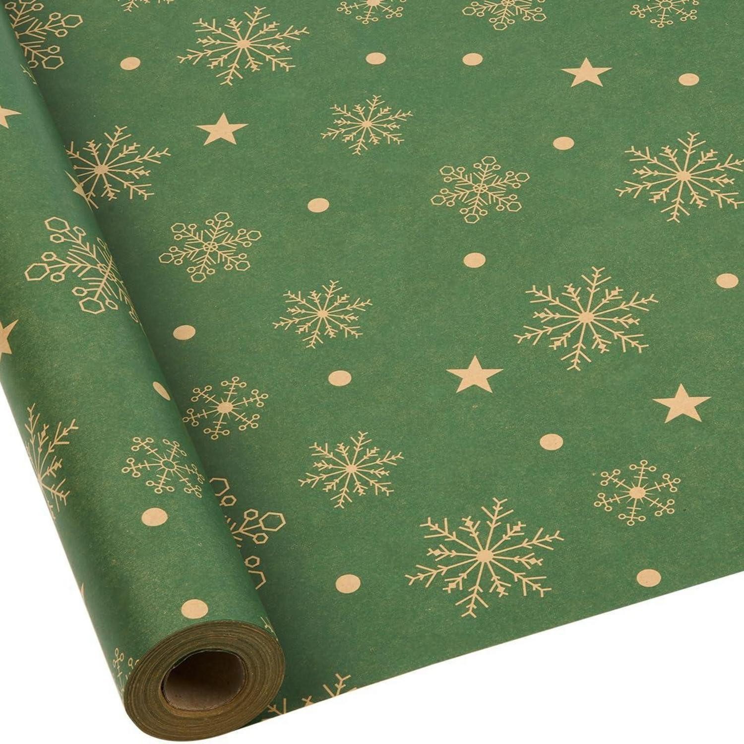LuxusKollektion Geschenkpapier Geschenkpapier Kraftpapier Weihnachten 43x15m