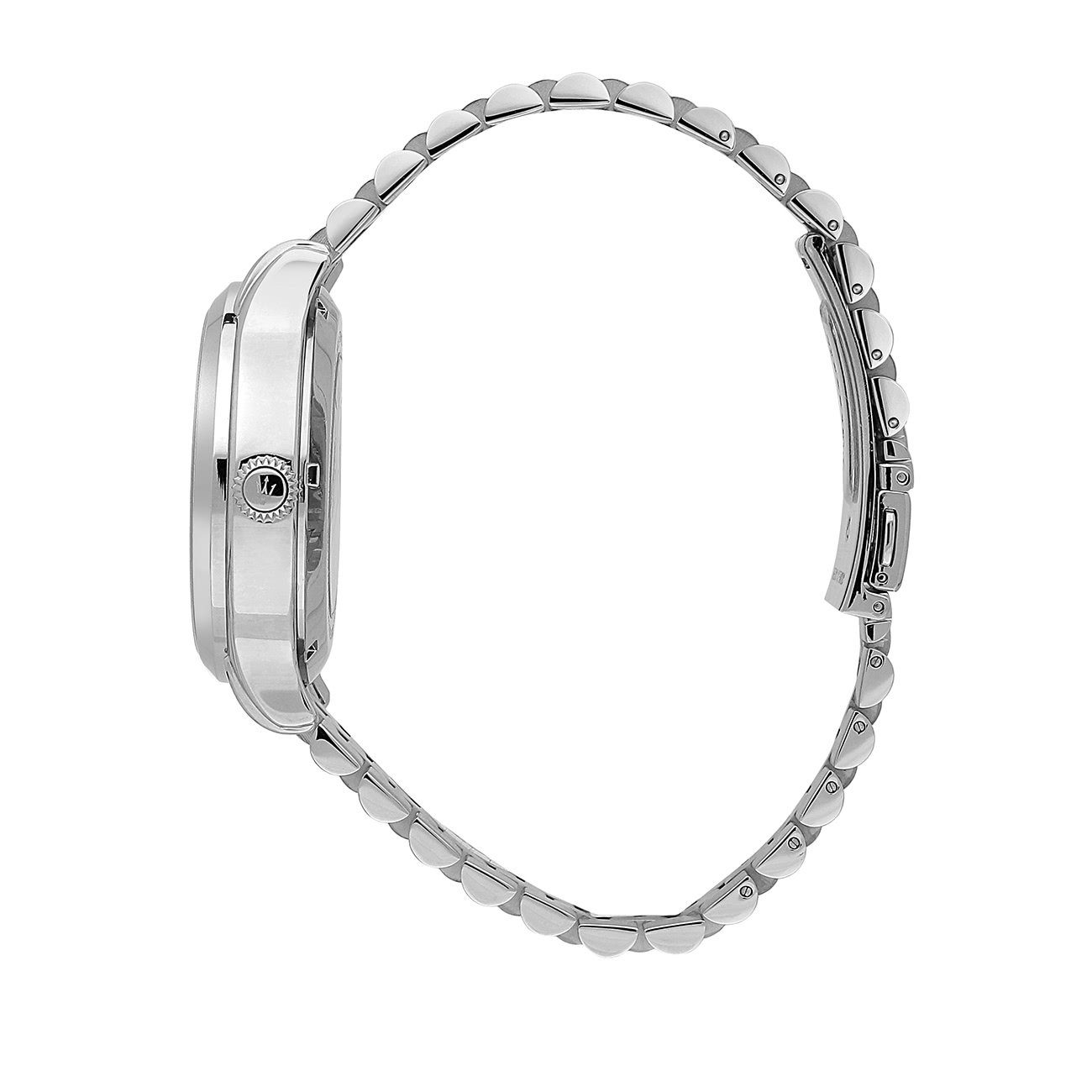 MASERATI Quarzuhr Maserati Herrenuhr EPOCA Edelstahl, (Analoguhr), Herren, Damenuhr rund, groß (ca. 42mm) Edelstahlarmband, Made-In Italy