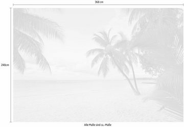 Komar Vliestapete Paradise Morning, 368x248 cm (Breite x Höhe), inklusive Kleister