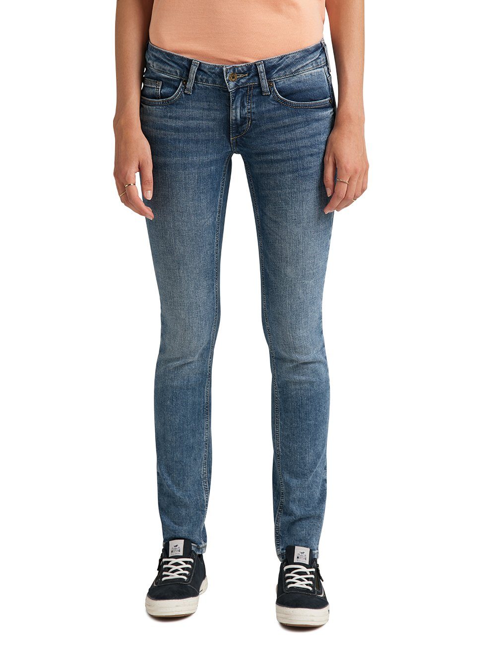 MUSTANG 5-Pocket-Jeans »Gina Skinny« Used-Design | OTTO