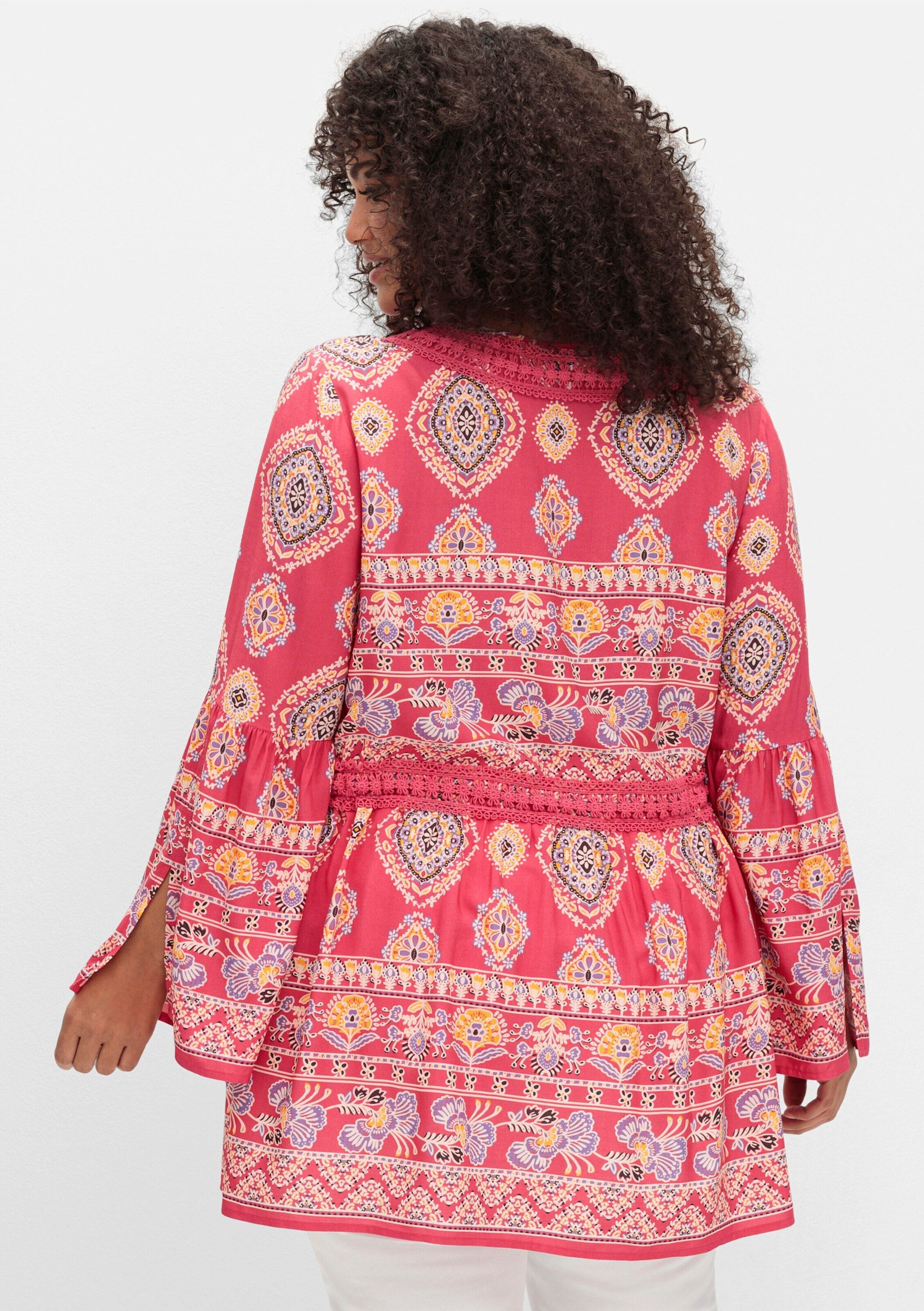 sheego by Joe Browns Klassische Bluse Longbluse Langarm günstig online kaufen