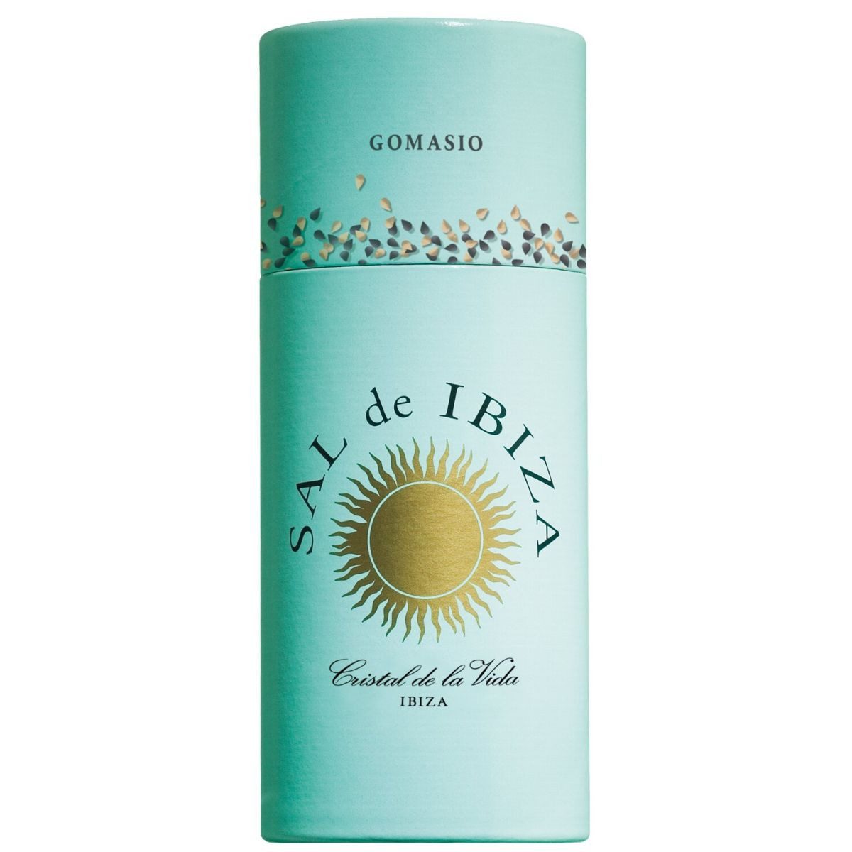 Sal de Ibiza Gewürz Granito Gomasio, Meersalz mit geröstetem Sesam, 75 g, im Streuer