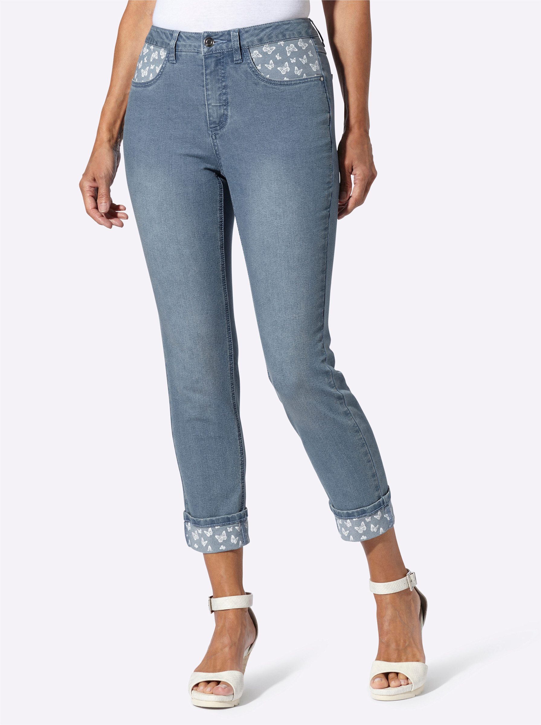 Sieh an! Shorts 7/8-Jeans komfortabel günstig online kaufen