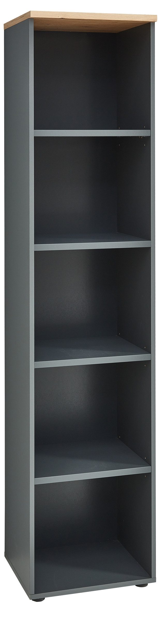 freiraum Aktenregal Memphis, in Artisan Eiche Dekor / Graphit - 45x197x38 (BxHxT)