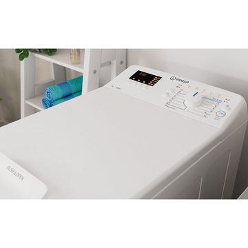 Indesit Waschmaschine Toplader BTW D61253 N (EU), 6 kg, 1200 U/min, Energy Saver: Die Kaltwäsche-Option spart Energie