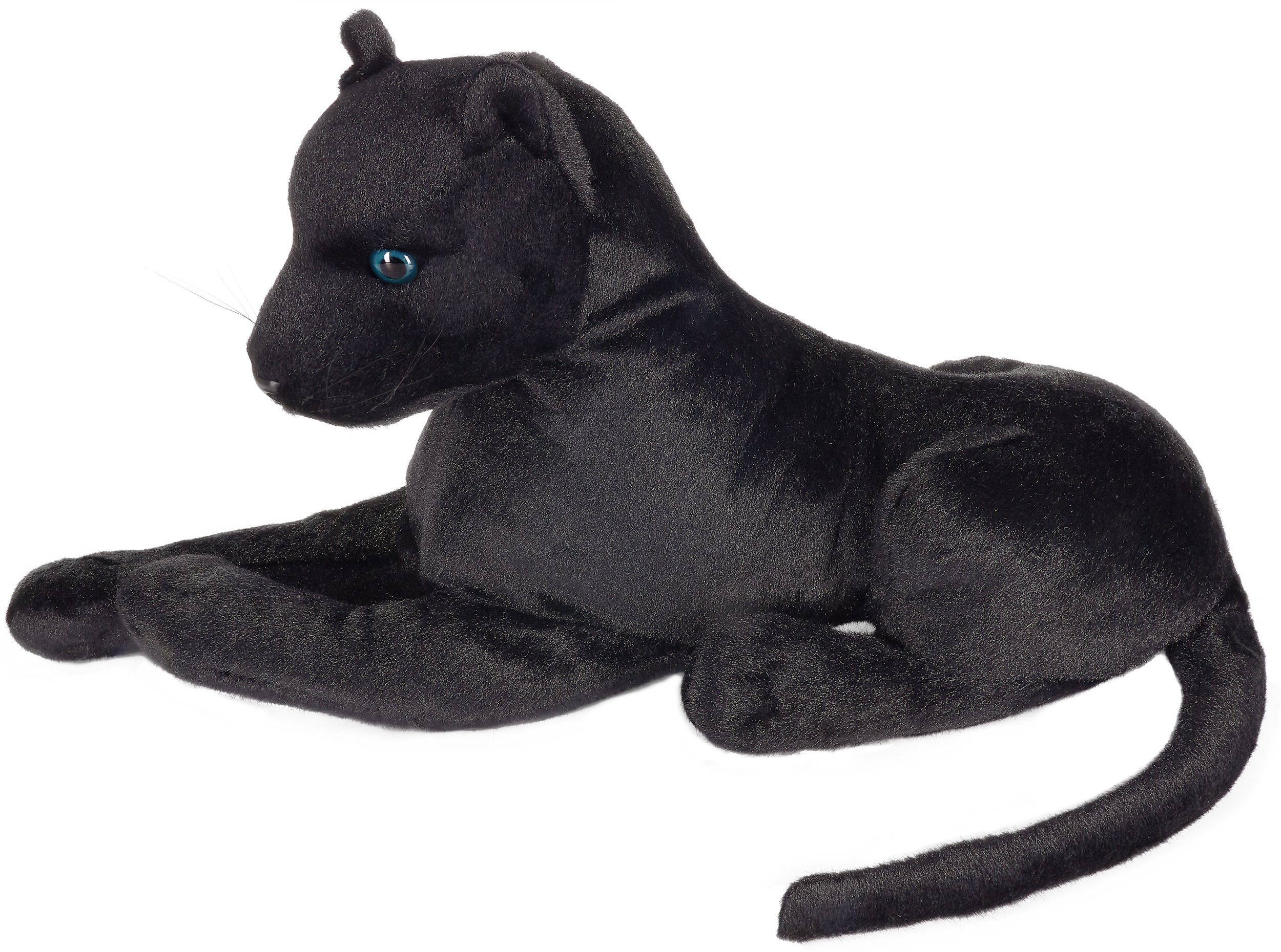 BRUBAKER Kuscheltier Panther 45 cm liegend (1-St., Raubkatze Schwarz), Stofftier Plüschtier