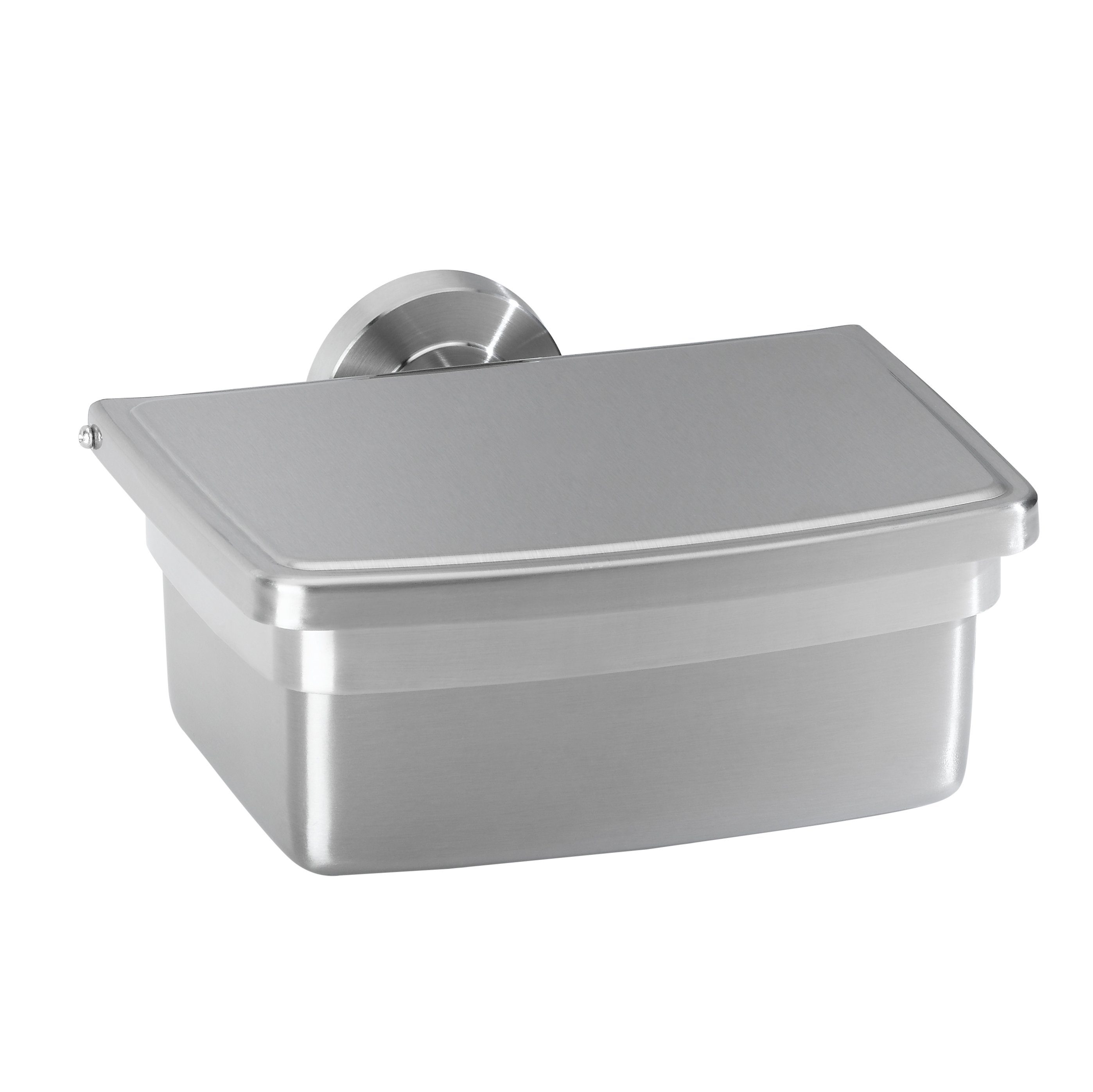 Amare Bath Badorganizer Badaccessoires Feuchttücherbox Siehe Edelstahl, aus Silber Artikelbeschreibung