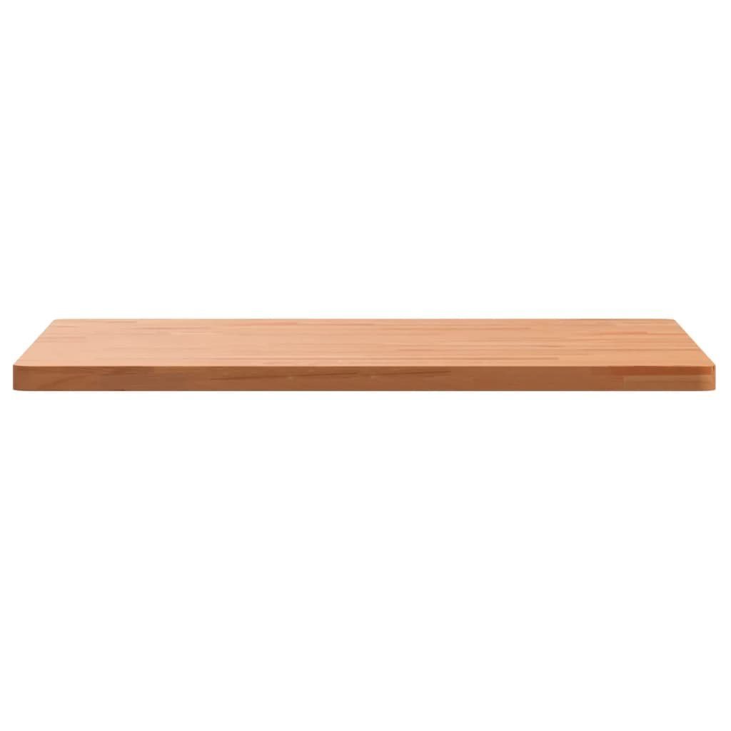 furnicato Tischplatte Massivholz 70x70x2,5 Quadratisch Buche cm
