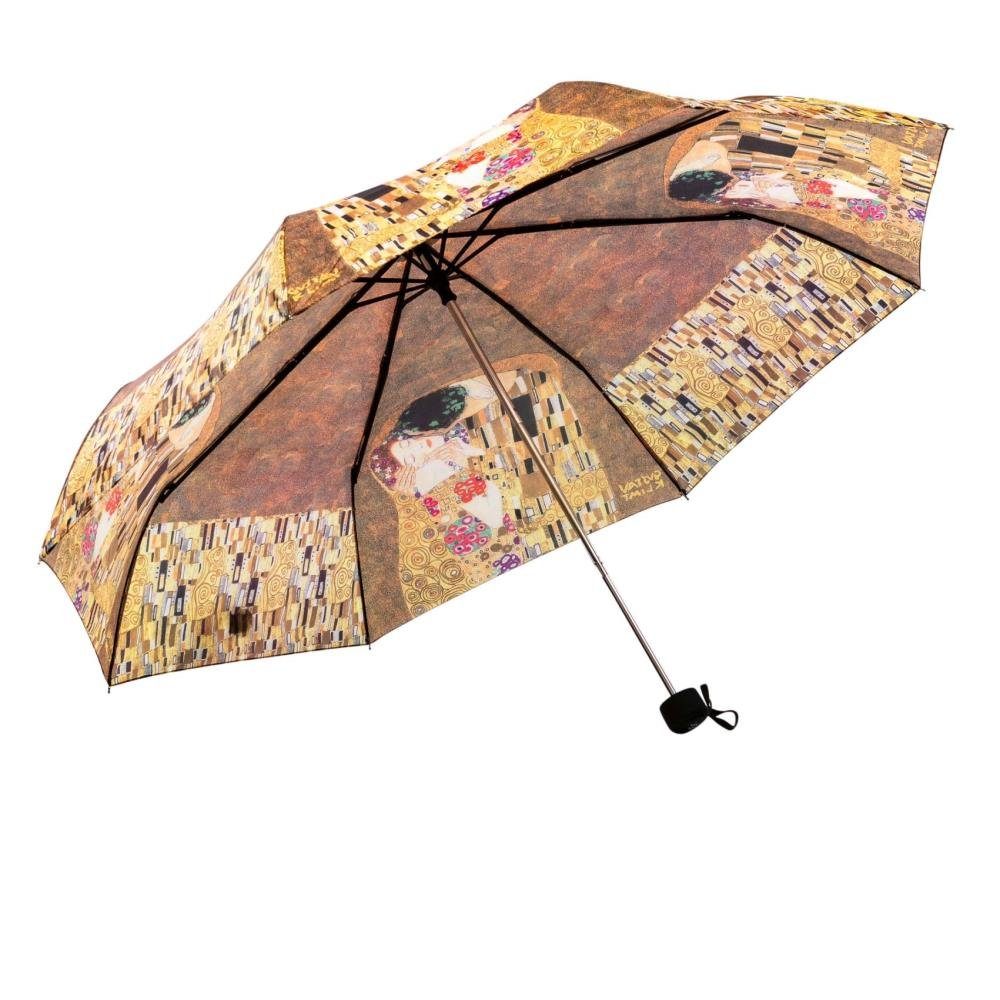 Luckyweather not just any other day Taschenregenschirm Regenschirm Motiv THE KISS Taschenschirm