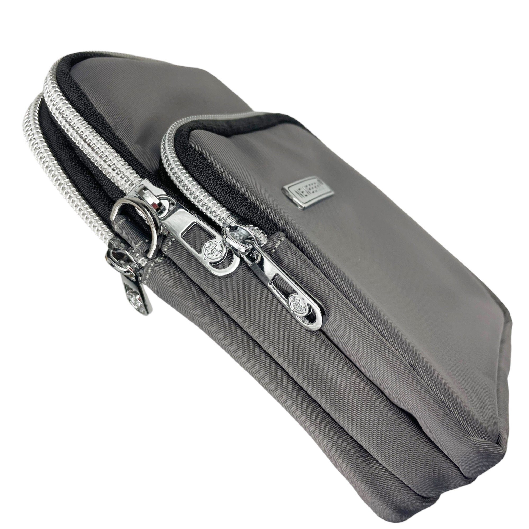 Taschen4life Handytasche kleine Damen & Herren Handy Umhängetasche 022-19, abnehmbares Trageband, Befestigungsschlaufe und Karabiner