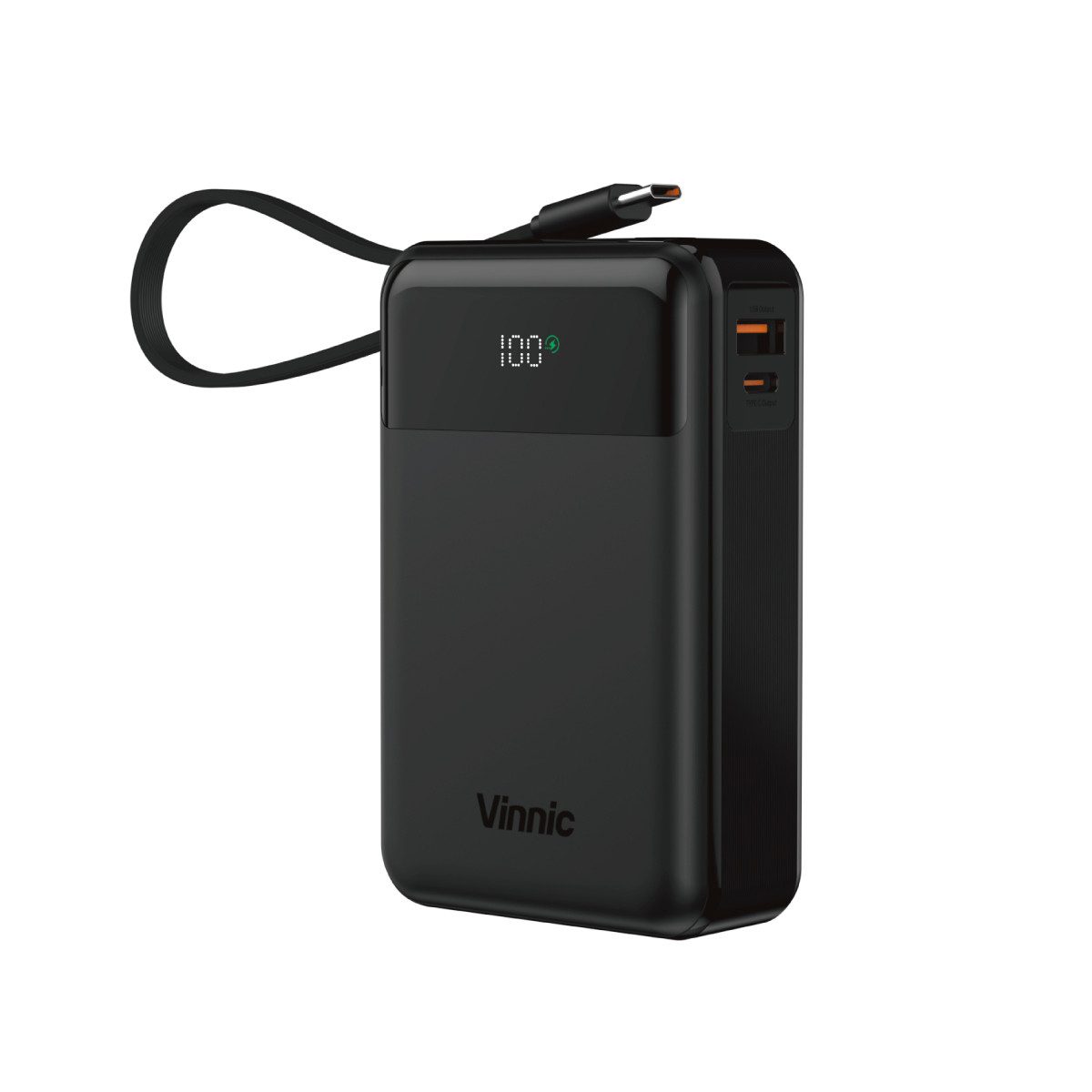 VINNIC DAMAVAND 2 20.000 mAh 65W Powerbank Vinnic DAMAVAND 2 65W 20.000mAh Powerbank USB-C, Black 20000 mAh