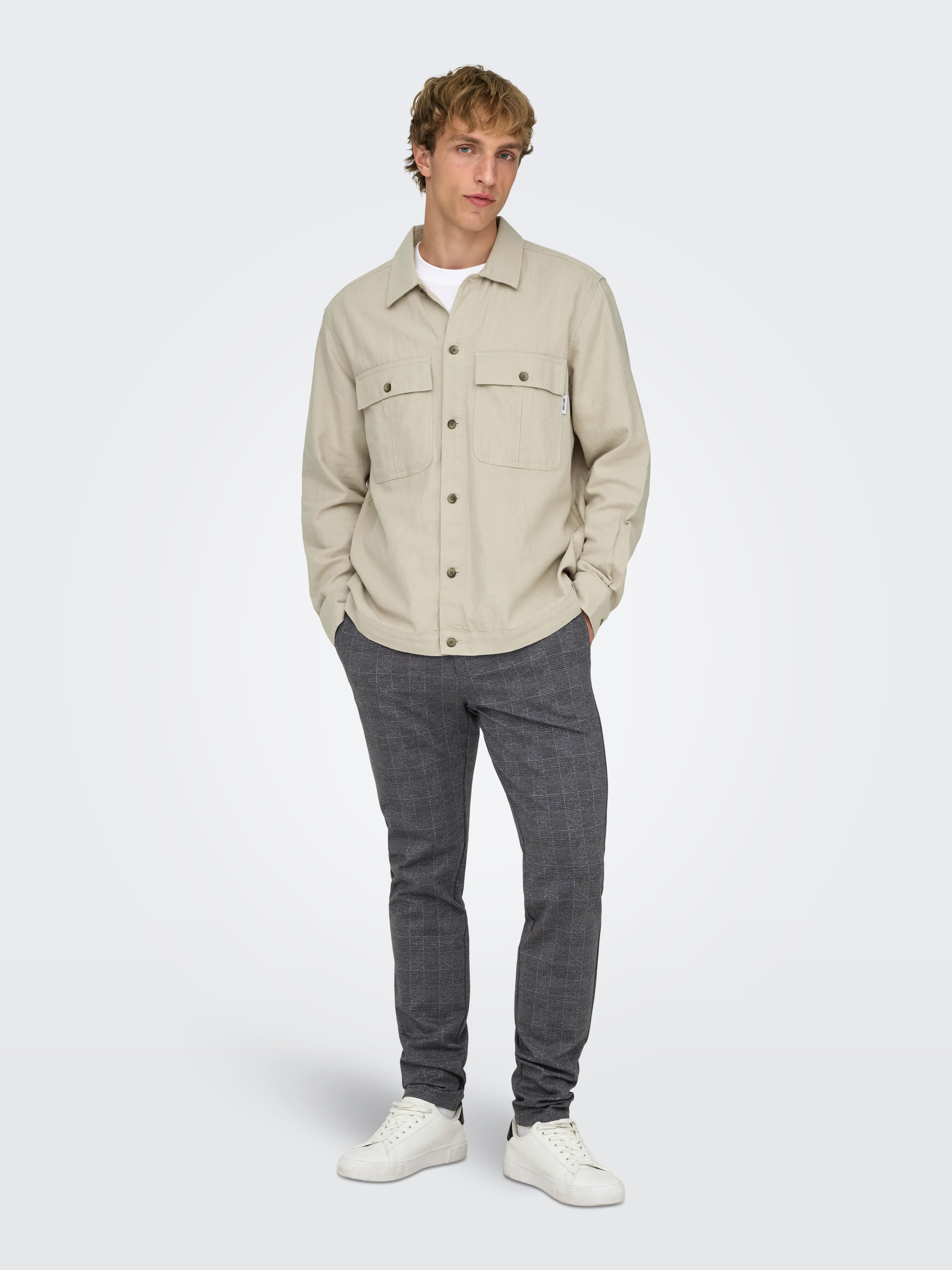 ONLY & SONS Chinos ONSMARK SLIM CHECK PANTS 9887 NOOS