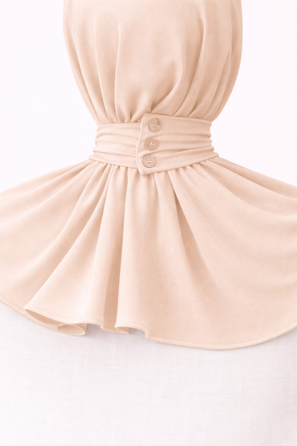 Aymasal Hijab Sofort-Jersey-Hijab (Einzelartikel, 1x Sofort-Hijab) Sofort-Hijab, Mit knöpfen an der Hinterseite