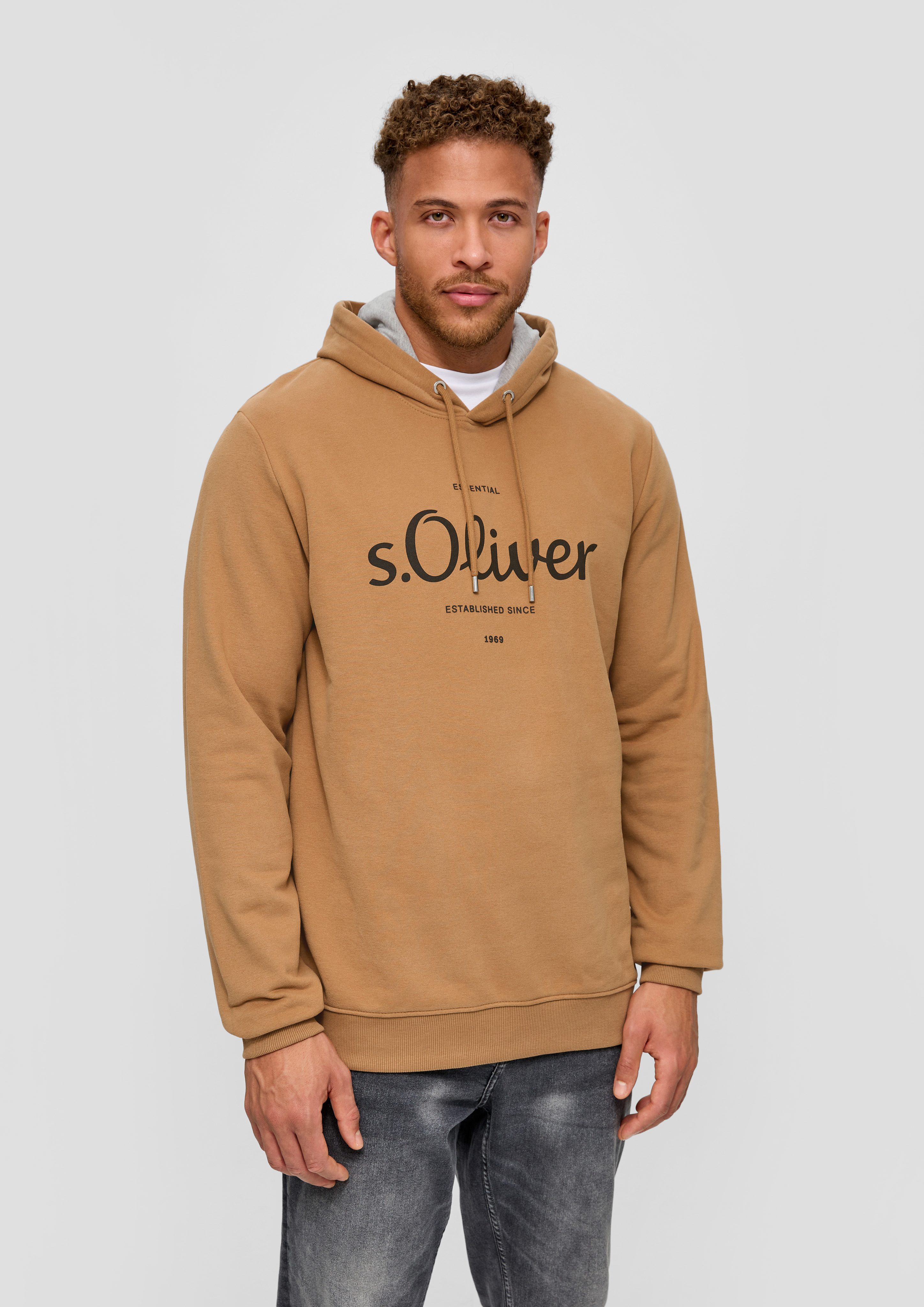 s.Oliver Sweatshirt Sweatshirt mit Kapuze sandstein | Sweatshirts