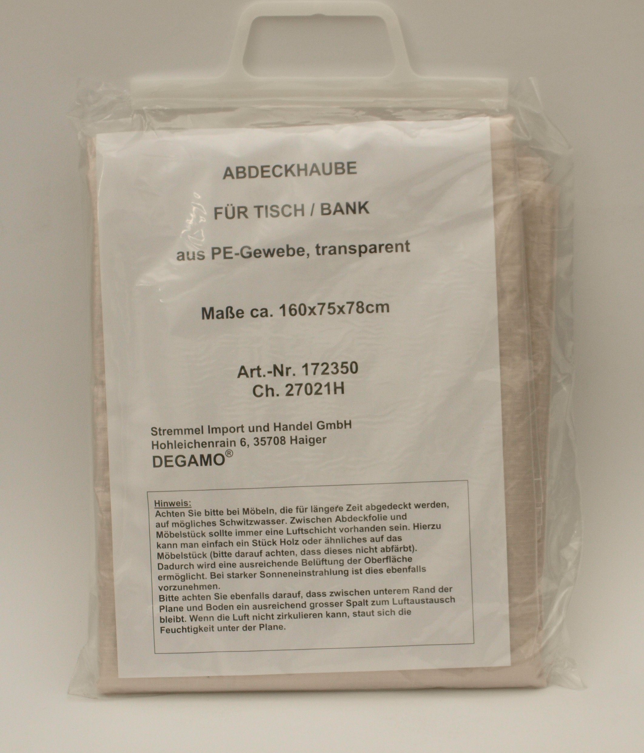 DEGAMO Gartenmöbel-Schutzhülle (1-St), für Gartentisch/Gartenbank, Maße 160 günstig online kaufen
